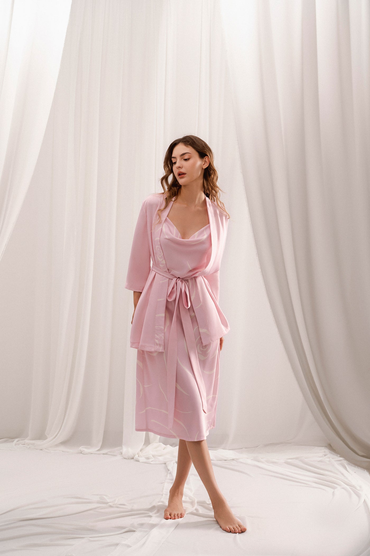 Pink Midi Nightgown