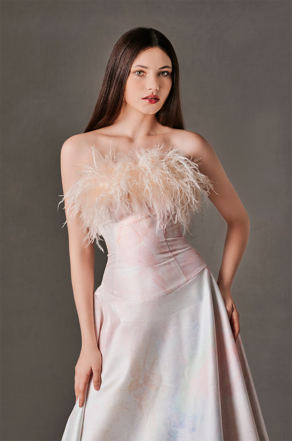 Taffeta Flounce Dress