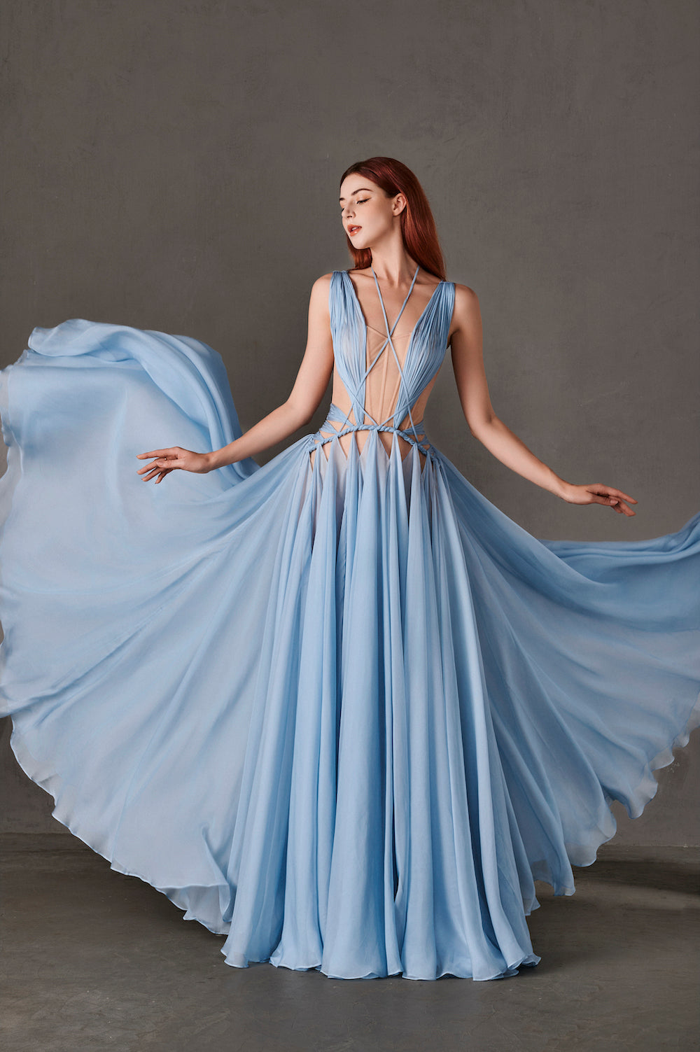 Long Chiffon Dress