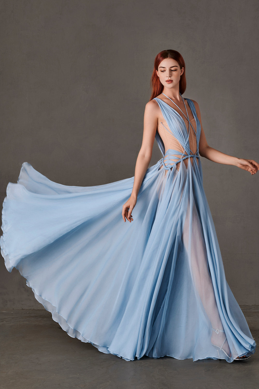 Long Chiffon Dress